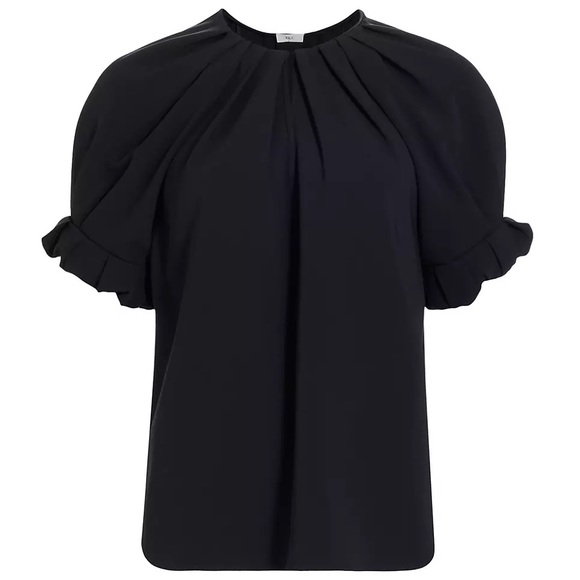 A.L.C. Tops - A.L.C. Carey II women’s Pleated Puff-Sleeve Blouse